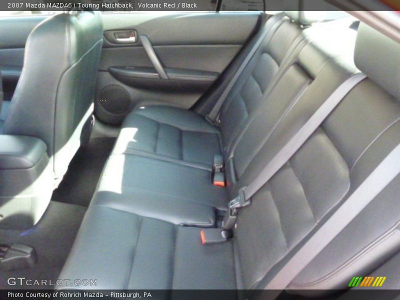 Volcanic Red / Black 2007 Mazda MAZDA6 i Touring Hatchback