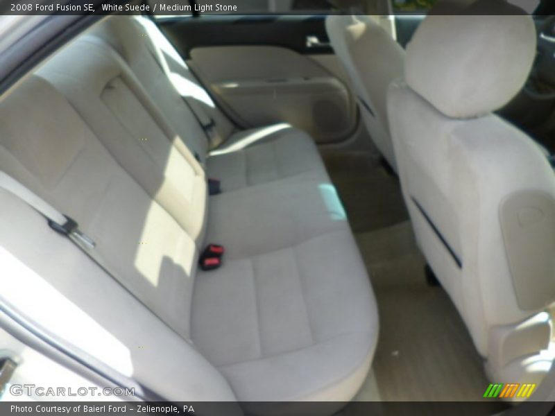 White Suede / Medium Light Stone 2008 Ford Fusion SE