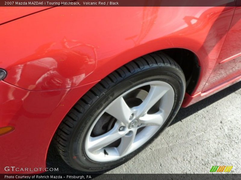 Volcanic Red / Black 2007 Mazda MAZDA6 i Touring Hatchback