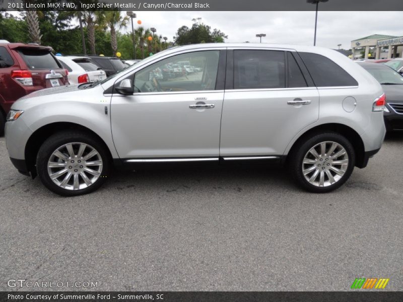 Ingot Silver Metallic / Canyon/Charcoal Black 2011 Lincoln MKX FWD