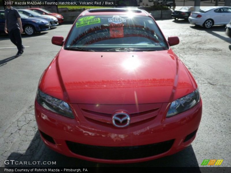 Volcanic Red / Black 2007 Mazda MAZDA6 i Touring Hatchback