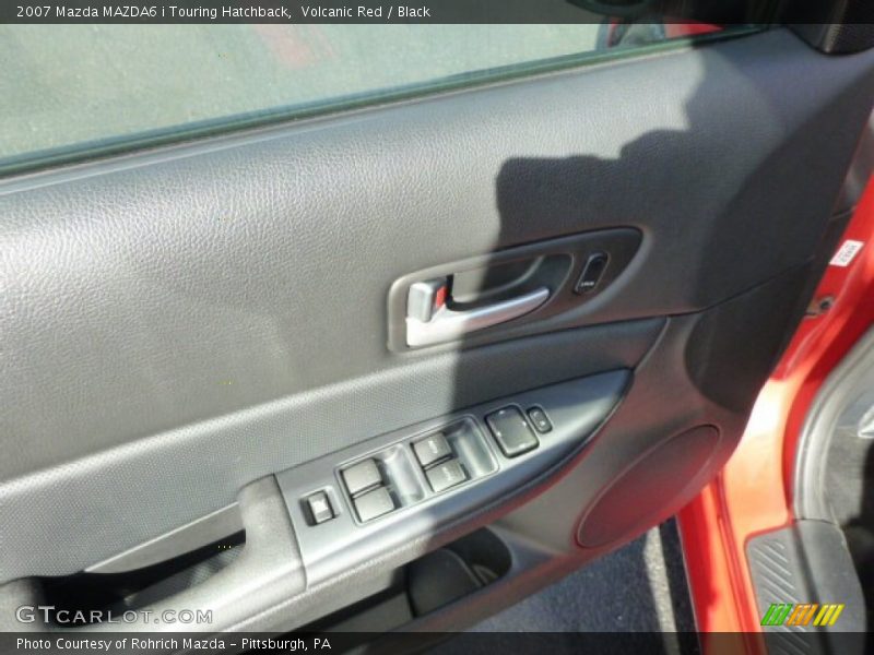 Volcanic Red / Black 2007 Mazda MAZDA6 i Touring Hatchback