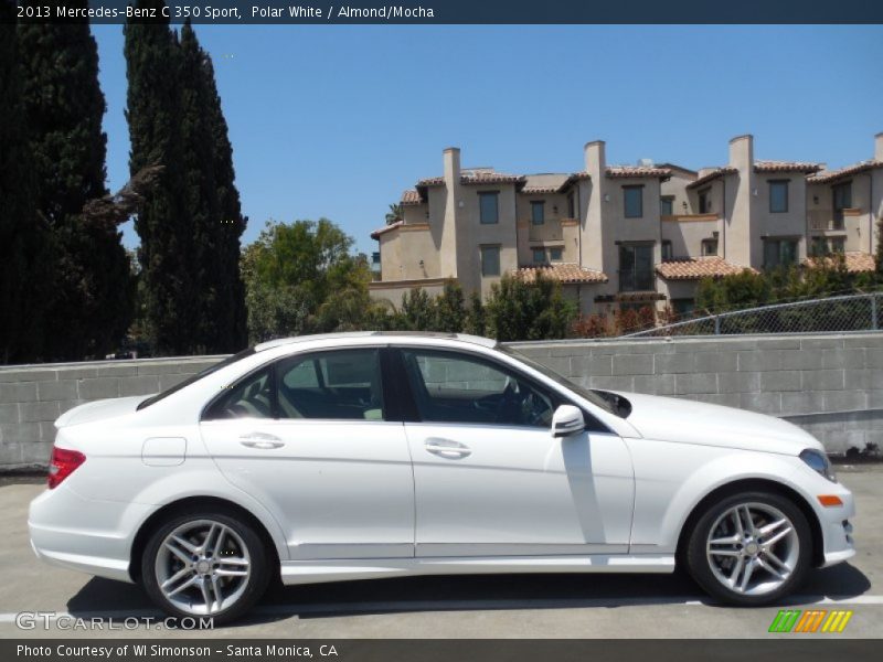 Polar White / Almond/Mocha 2013 Mercedes-Benz C 350 Sport