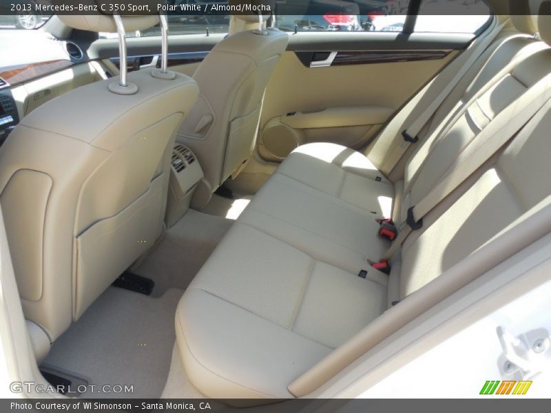 Polar White / Almond/Mocha 2013 Mercedes-Benz C 350 Sport