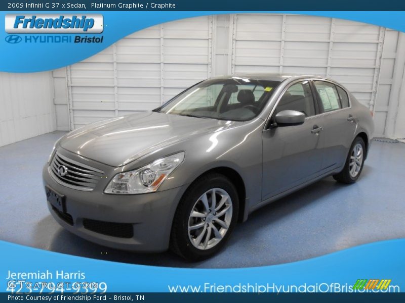 Platinum Graphite / Graphite 2009 Infiniti G 37 x Sedan