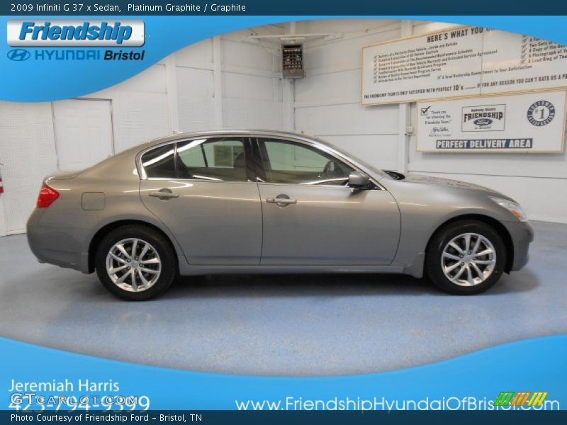 Platinum Graphite / Graphite 2009 Infiniti G 37 x Sedan