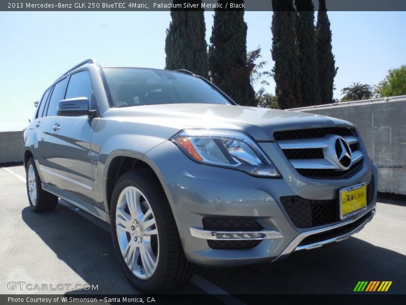 Palladium Silver Metallic / Black 2013 Mercedes-Benz GLK 250 BlueTEC 4Matic