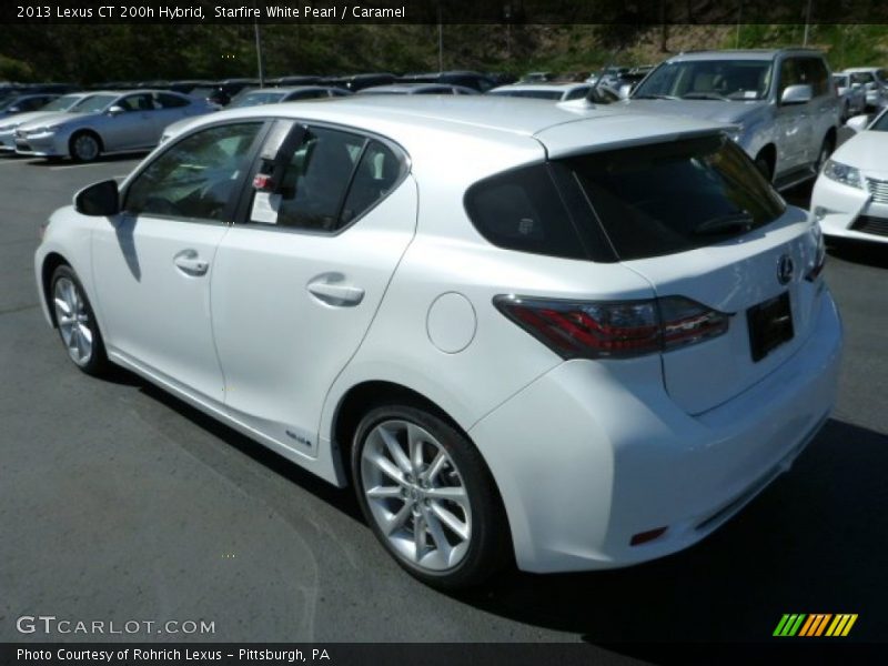Starfire White Pearl / Caramel 2013 Lexus CT 200h Hybrid