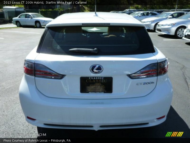 Starfire White Pearl / Caramel 2013 Lexus CT 200h Hybrid