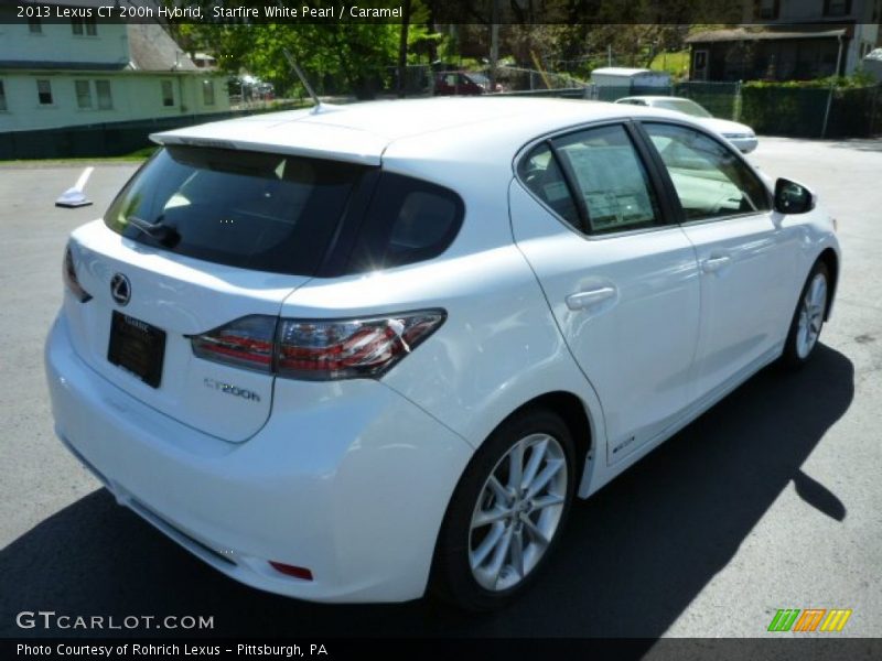 Starfire White Pearl / Caramel 2013 Lexus CT 200h Hybrid