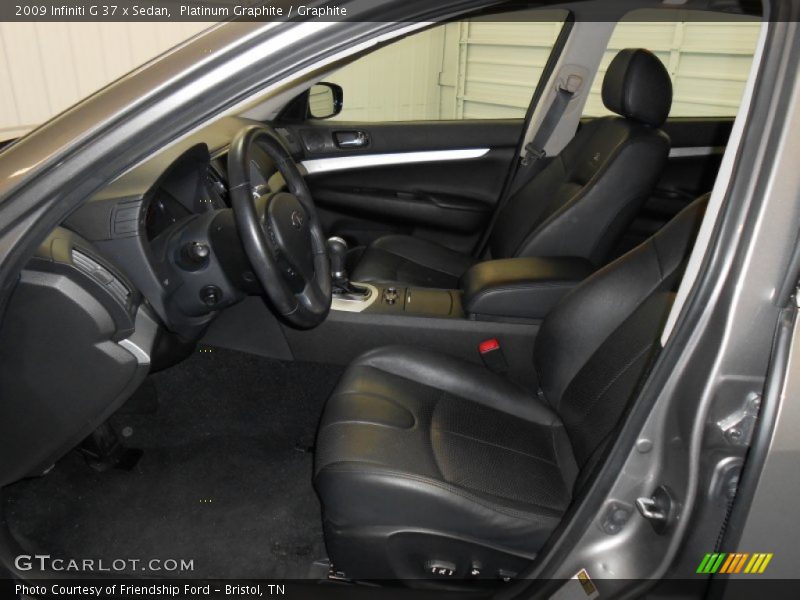 Platinum Graphite / Graphite 2009 Infiniti G 37 x Sedan