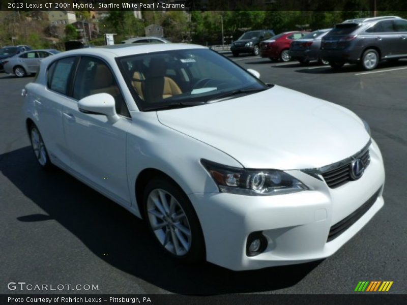Starfire White Pearl / Caramel 2013 Lexus CT 200h Hybrid