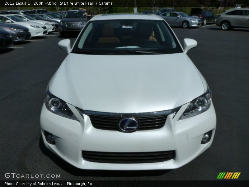 Starfire White Pearl / Caramel 2013 Lexus CT 200h Hybrid