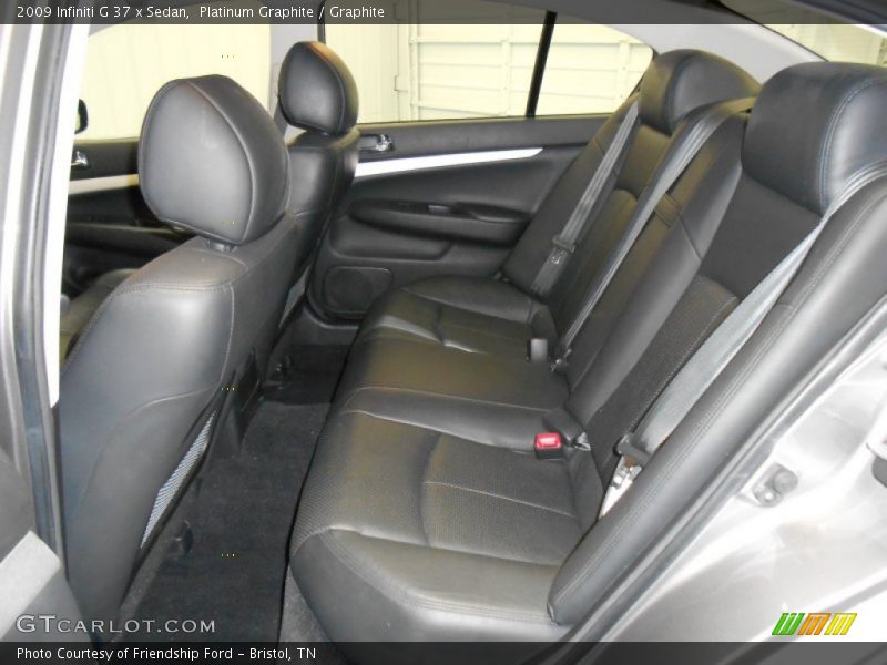 Platinum Graphite / Graphite 2009 Infiniti G 37 x Sedan