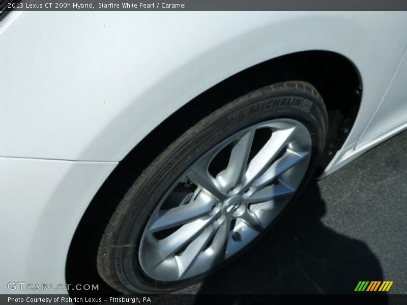 Starfire White Pearl / Caramel 2013 Lexus CT 200h Hybrid