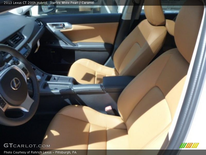 Starfire White Pearl / Caramel 2013 Lexus CT 200h Hybrid