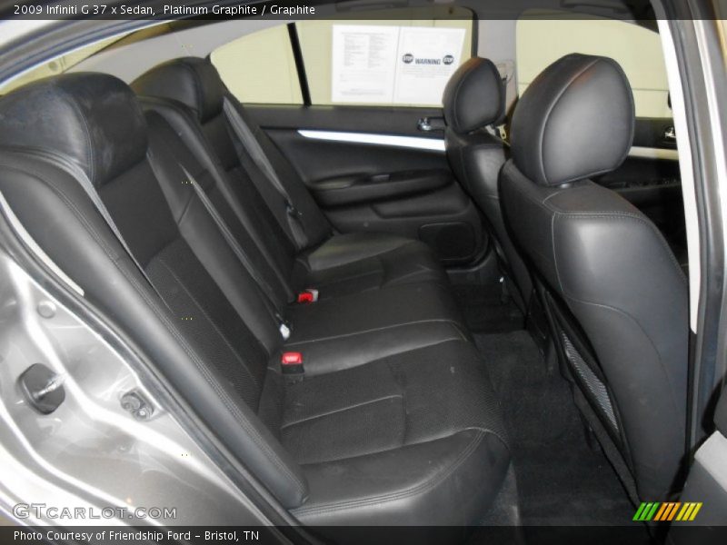 Platinum Graphite / Graphite 2009 Infiniti G 37 x Sedan
