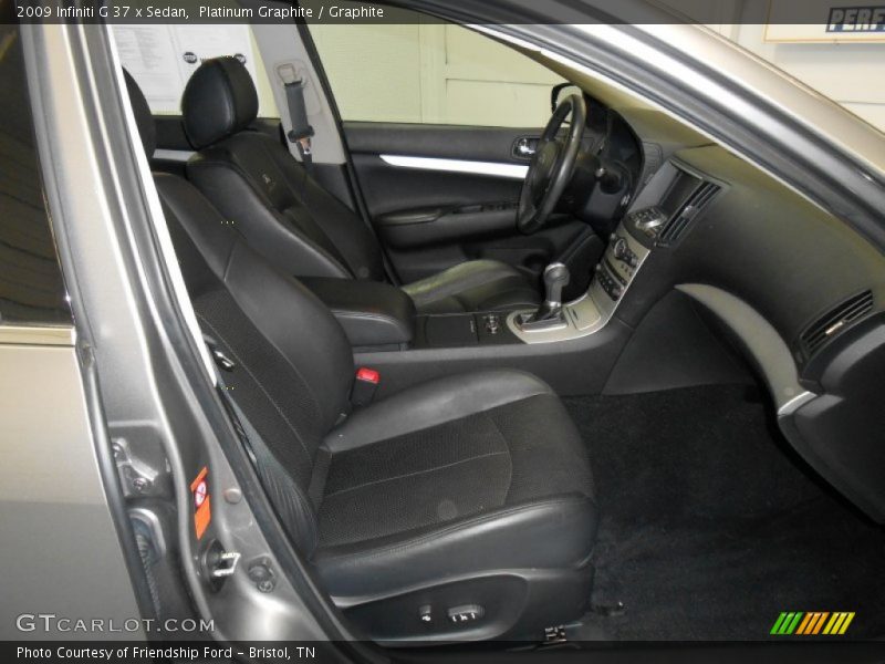 Platinum Graphite / Graphite 2009 Infiniti G 37 x Sedan
