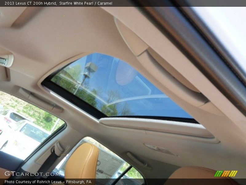 Starfire White Pearl / Caramel 2013 Lexus CT 200h Hybrid