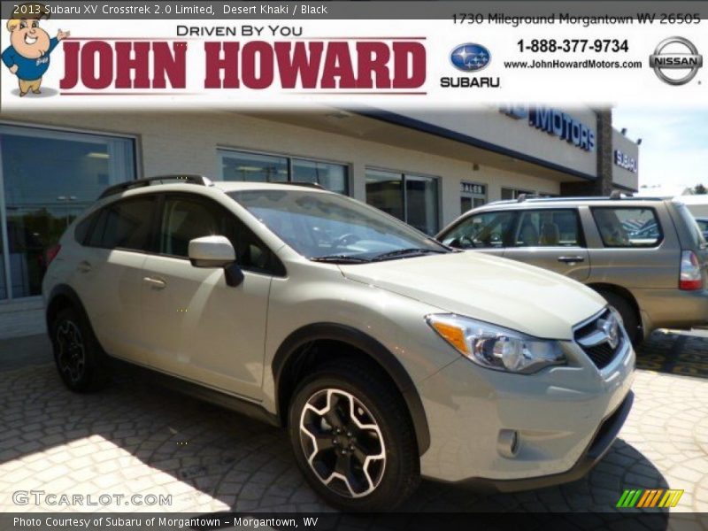 Desert Khaki / Black 2013 Subaru XV Crosstrek 2.0 Limited