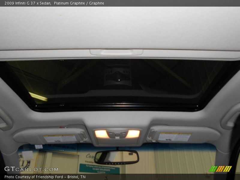 Platinum Graphite / Graphite 2009 Infiniti G 37 x Sedan