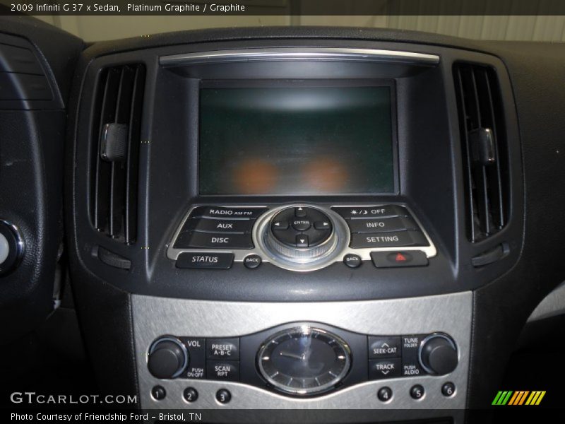 Platinum Graphite / Graphite 2009 Infiniti G 37 x Sedan