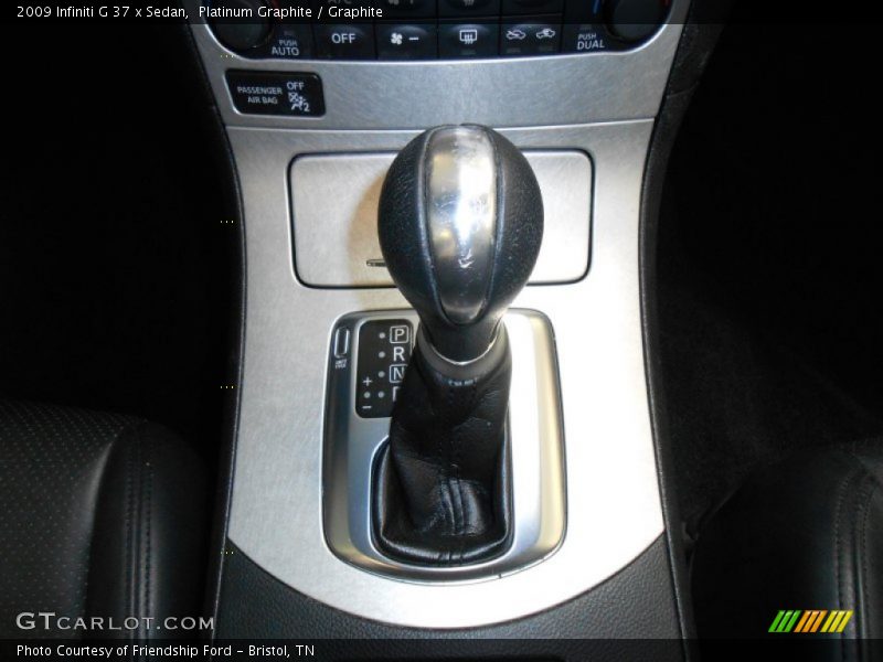 Platinum Graphite / Graphite 2009 Infiniti G 37 x Sedan