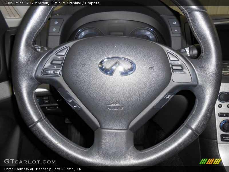 Platinum Graphite / Graphite 2009 Infiniti G 37 x Sedan