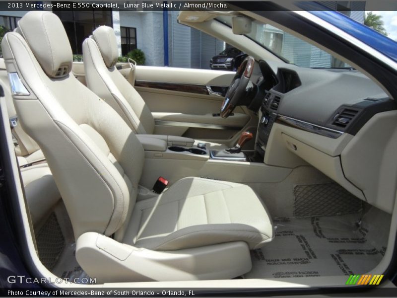 Front Seat of 2013 E 550 Cabriolet