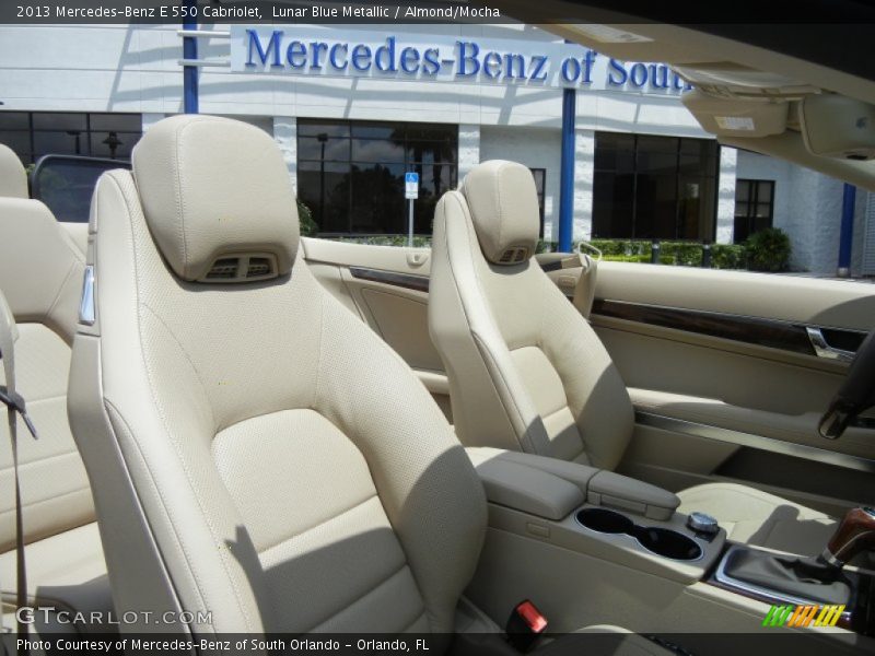 Lunar Blue Metallic / Almond/Mocha 2013 Mercedes-Benz E 550 Cabriolet