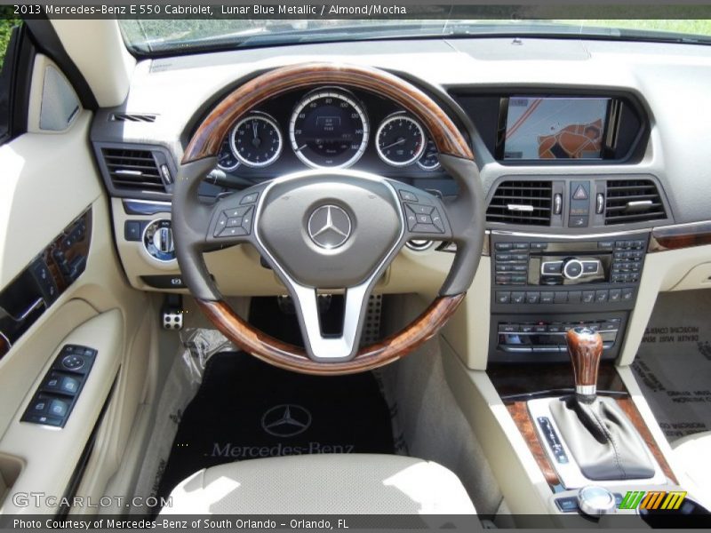 Dashboard of 2013 E 550 Cabriolet
