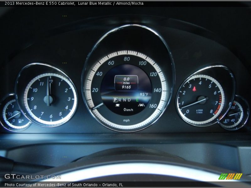  2013 E 550 Cabriolet 550 Cabriolet Gauges