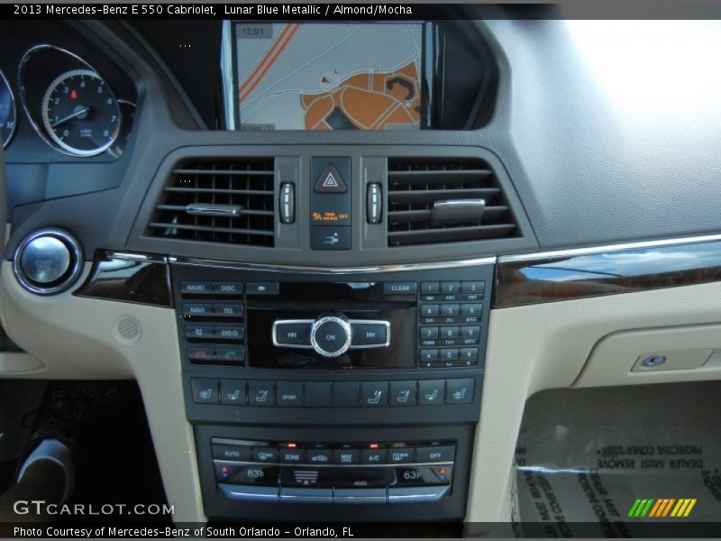 Controls of 2013 E 550 Cabriolet