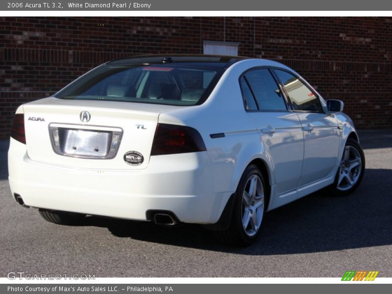 White Diamond Pearl / Ebony 2006 Acura TL 3.2
