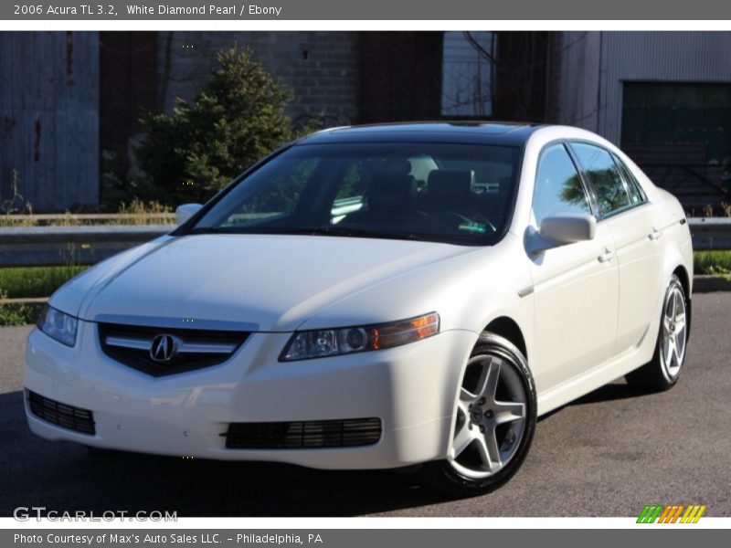 White Diamond Pearl / Ebony 2006 Acura TL 3.2