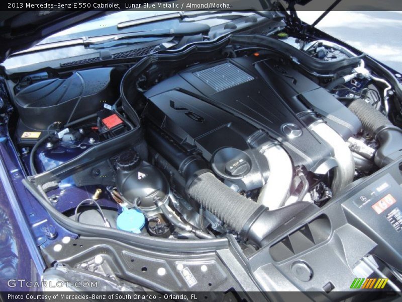  2013 E 550 Cabriolet Engine - 4.6 Liter Twin-Turbocharged DOHC 32-Valve VVT V8