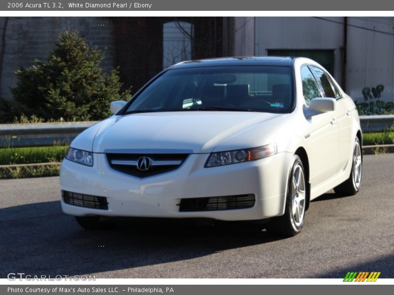White Diamond Pearl / Ebony 2006 Acura TL 3.2