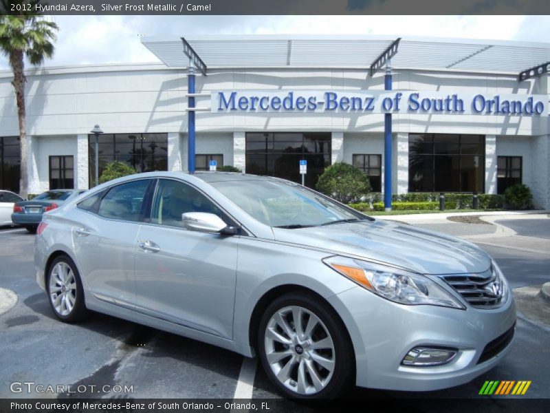 Silver Frost Metallic / Camel 2012 Hyundai Azera