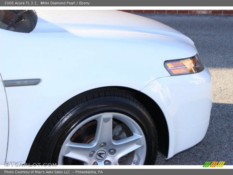 White Diamond Pearl / Ebony 2006 Acura TL 3.2