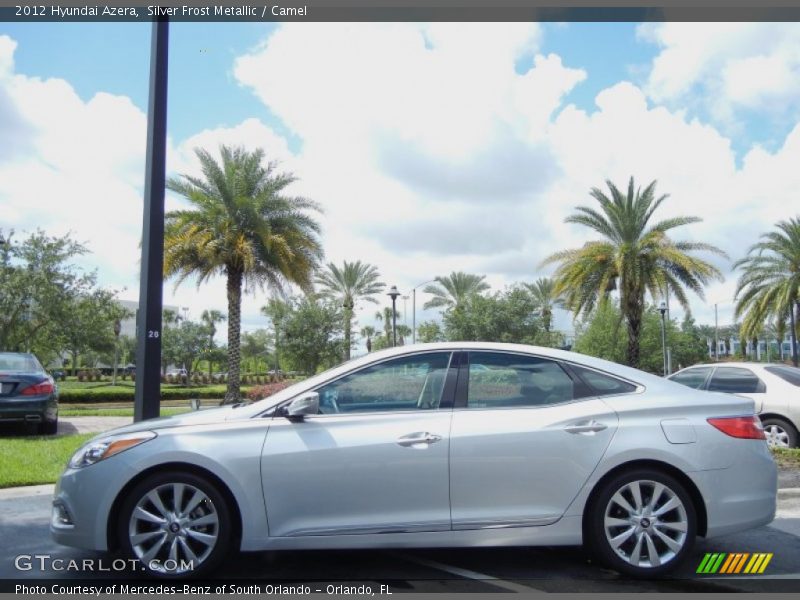 Silver Frost Metallic / Camel 2012 Hyundai Azera