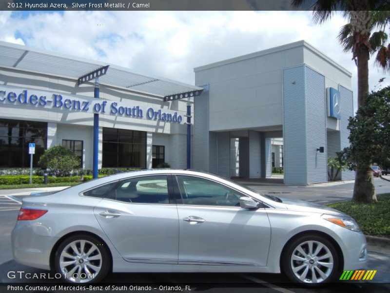 Silver Frost Metallic / Camel 2012 Hyundai Azera