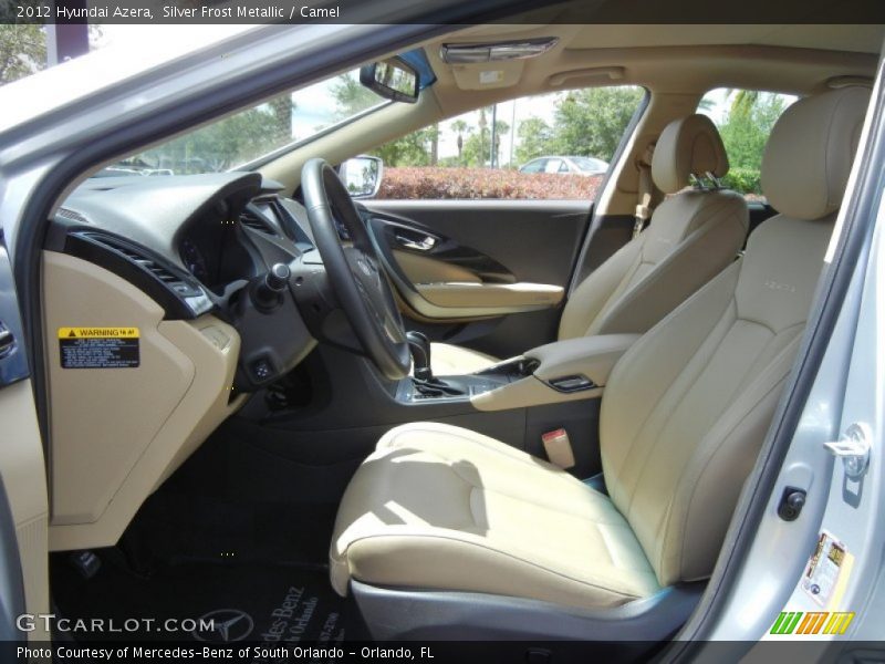 Silver Frost Metallic / Camel 2012 Hyundai Azera