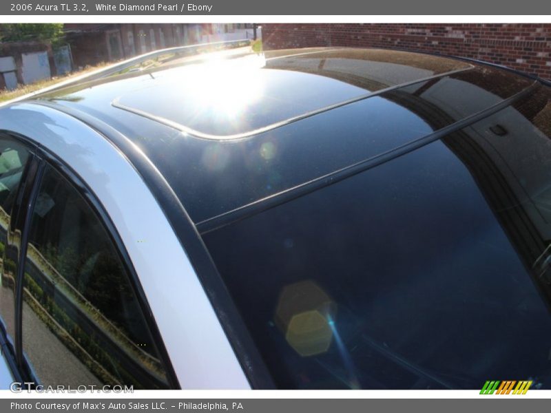 White Diamond Pearl / Ebony 2006 Acura TL 3.2