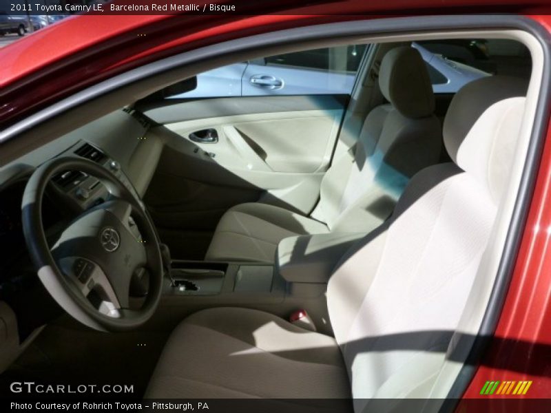 Barcelona Red Metallic / Bisque 2011 Toyota Camry LE
