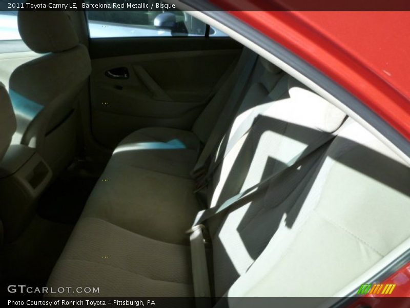 Barcelona Red Metallic / Bisque 2011 Toyota Camry LE