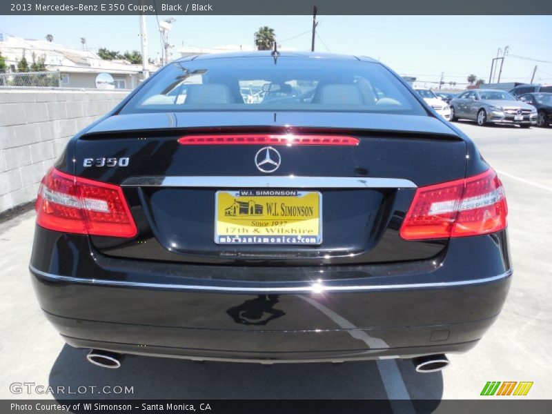 Black / Black 2013 Mercedes-Benz E 350 Coupe