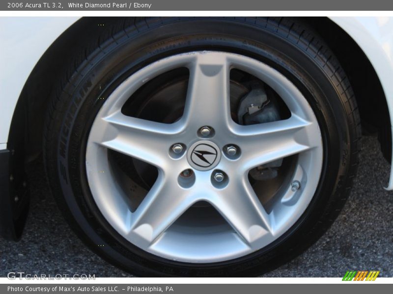 White Diamond Pearl / Ebony 2006 Acura TL 3.2