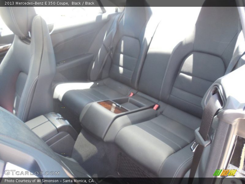 Black / Black 2013 Mercedes-Benz E 350 Coupe
