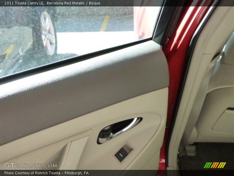 Barcelona Red Metallic / Bisque 2011 Toyota Camry LE
