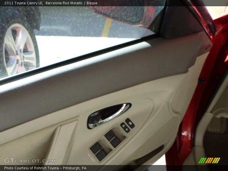 Barcelona Red Metallic / Bisque 2011 Toyota Camry LE
